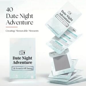 Date Night Adventure 40 Scratch Off Date For Couples Card Game Marriage Ideas